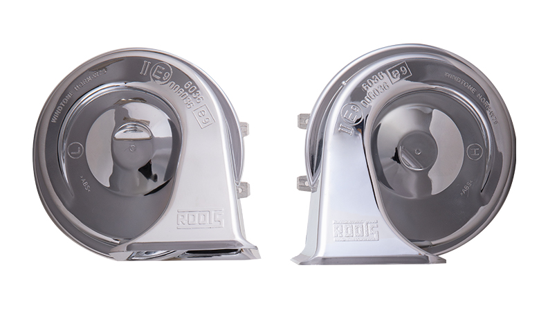 Roots Horns Windtone 75 Chrome Automobile Parts