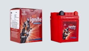 Roots Two Wheeler Battery Ignite RED 2.5LC Battery Automobile Parts