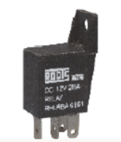 RHLRBA Head Lamp Relay - 4 Pin with Bracket 12V - 25A - Pulsar	